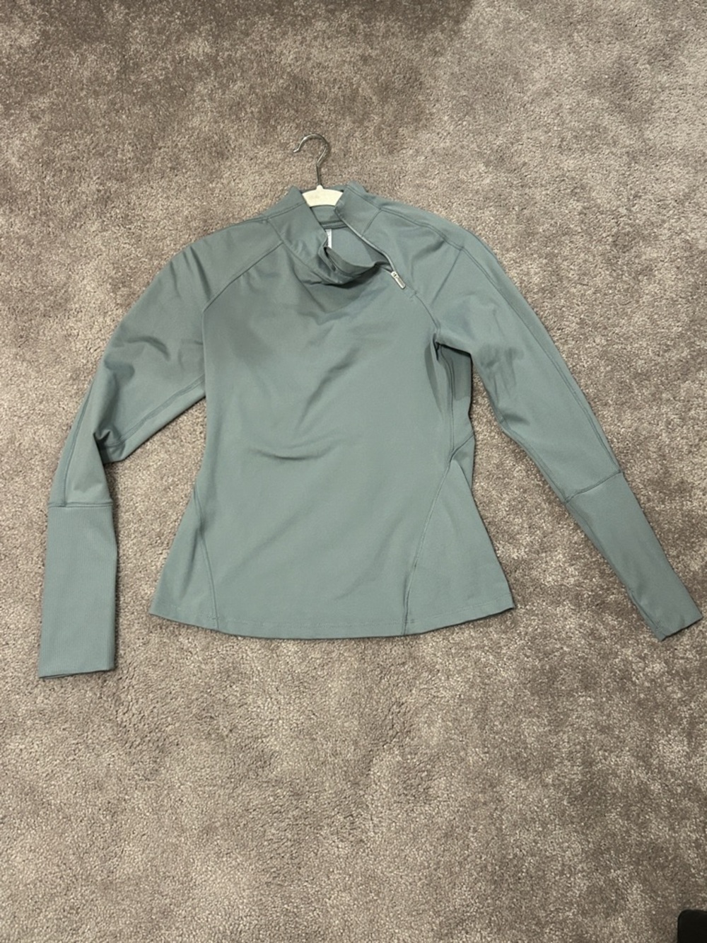 🎁Yogalicious Lux Zip Pullover Top in Grey